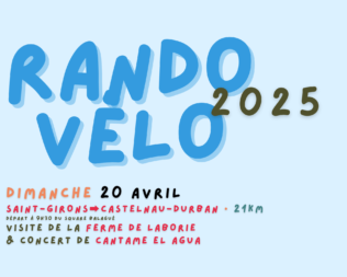 RANDO VÉLO | CANTAME EL AGUA (CONCERT ANNULÉ)