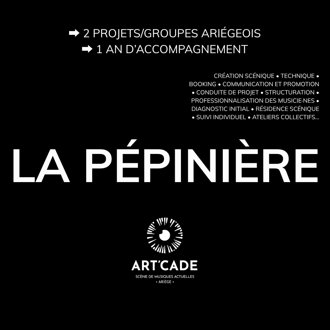 LANCEMENT DE “LA PÉPINIÈRE” D’ART’CADE